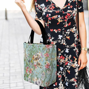 Sac fourre-tout en toile de coton de qualité supérieure, réutilisable, écologique, avec logo personnalisé, couleur OEM, commandes promotionnelles en gros, fermeture à cordon - Product Image 5