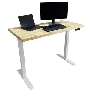 Muebles Contemporáneos para Oficina y Hogar, Mesa Elevadora FlexiDesk, Madera de Pino de 4 cm, 2 Articulaciones Eléctricas, FLD005 - Product Image 3