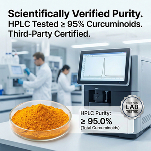 Estratto Naturale di Curcumina 95% in Polvere, Antinfiammatorio, Antiossidante, Protezione Epatica, Sbiancante, Idrosolubile/Liposolubile - Product Image 2