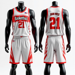Uniformes de baloncesto RTS, personalizados por sublimación, ropa deportiva para hombre, de secado rápido, transpirable, camisetas de baloncesto de alta calidad. - Product Image 6