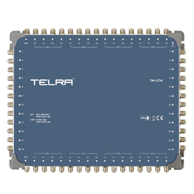 17 in 24 Output Satellite Multiswitch Cascade Multiswitch Diseqc 2.0 c Ku Band Multiswitch
