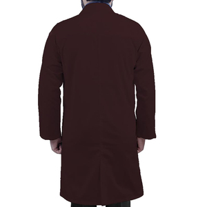 Bata de laboratorio médico de tela cómoda Unisex Color y logotipo personalizados Detección de aguja de alta calidad Etiqueta privada Ropa de médico de hospital - Product Image 2