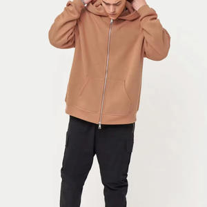 เสื้อฮู้ดแบบรูดซิปของผู้ชายผ้าคอตตอนฟลีซ100% พิมพ์ลาย - Product Image 3