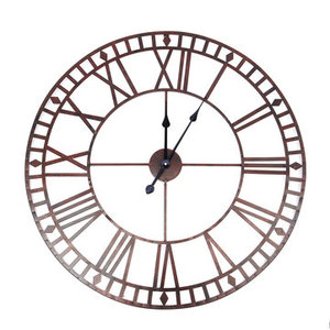 Reloj de mesa de metal de diseño moderno Acabado plateado Forma redonda Diseño simple para la decoración del hogar - Product Image 4