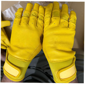 Gants de sport professionnels de baseball et de softball Infield avec logo personnalisé vente en gros de gants de frappeur à fermeture par sangle en cuir - Product Image 4