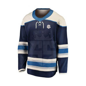 Maillot de hockey sur glace à séchage rapide de haute qualité pour hommes, vêtements de sport, maillot de hockey sur glace de grande taille - Product Image 2