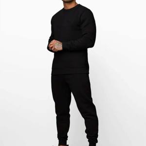 Ensemble de survêtement pour homme avec logo personnalisé, survêtement de sport d'extérieur, sweat-shirts à col rond et pantalons de survêtement, ensembles de survêtement, vêtements décontractés d'entraînement - Product Image 3