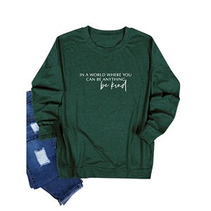 Moda mujer sudaderas moda Streetwear sudaderas con capucha suelta ajuste Casual pulóver Otoño Invierno Tops fabricante - Product Image 3