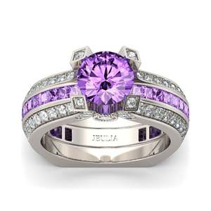 ชุดแหวนแต่งงานเงินแท้ทรงกลมแบบเปลี่ยนได้ Jeulia - Product Image 3