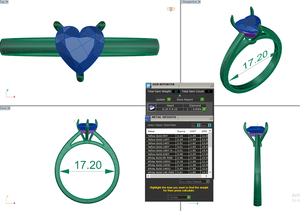 Superbe bague en or rose avec diamant 0.83 CT en forme de cœur pour femme 30 pointeurs coupe coeur solitaire gracieux look de tous les jours pour les propositions - Product Image 4