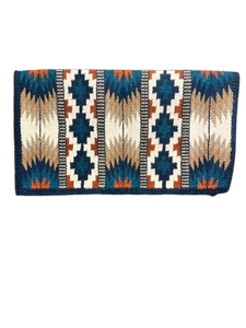 Couverture de selle en laine de style occidental pour chevaux, respirante et avec doublure en polycoton pour le travail en ranch et sur les sentiers. - Product Image 2