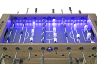 Table de football de table LED de 1,5 m avec plateau de jeu en MDF pour divertissement