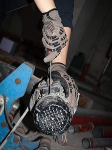 Manoplas de protección personal Guantes para arreglos florales Cuero de vaca Soldadura de cuero dividido Guantes de jardinería de alto rendimiento - Product Image 2