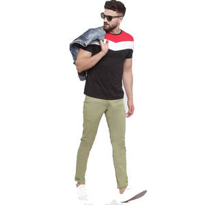 Camiseta de alta calidad para hombre, ropa 100% de algodón con cuello redondo, camiseta de manga corta de talla grande, camiseta de diferentes colores para hombre - Product Image 5
