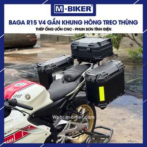 Marco para Maletas Laterales MBiker R15 V4 con Bolsa de Almacenamiento de Nailon y Aluminio Incluida, Portaequipajes Usado Gn Sau + Marco de Información - Product Image 2