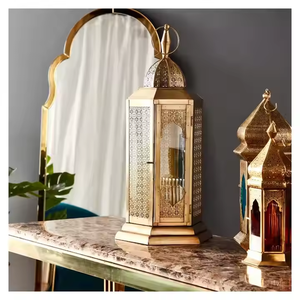 Superior Metal <b>Lanterns</b> Antique Wedding Decoration Candle Holders and Home <b>Decorative</b> <b>Lantern</b> Perfect for Weddings and Christmas - Product Image 4