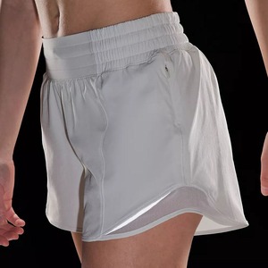Short de sport d'été taille haute pour femme Short de basket-ball respirant à séchage rapide avec bande réfléchissante Logo décoration de poche - Product Image 3