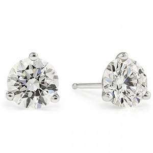 Pendientes de Diamantes Redondos de Laboratorio de 1.60 Quilates TW, Joyería de Lujo para Mujer - Product Image 1