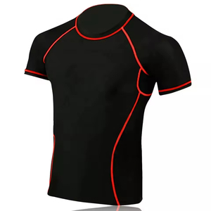 Camiseta de compresión MMA de manga corta personalizable, transpirable, ecológica, de secado rápido, poliéster, tallas grandes, sublimación, camiseta de compresión personalizada - Product Image 6