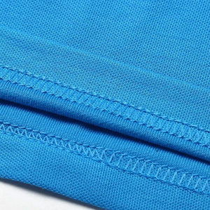 Offre Spéciale hommes polos doux sensation évacuation de l'humidité logo brodé personnalisé solide impression tricoté tissu vêtements d'été - Product Image 6