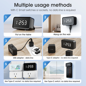 Control Remoto Inteligente Tuya WiFi IR RF433 con Temporizador para Aire Acondicionado, Ventilador, <span class=keywords><strong>TV</strong></span> y DVD, Compatible con <span class=keywords><strong>Alexa</strong></span>/Asistente de Google - Product Image 5