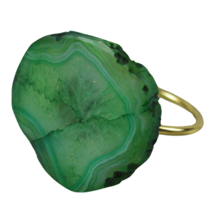 Anneau de serviette vintage personnalisé en pierre d'agate colorée pour la maison, l'hôtel, les fêtes et les cadeaux, meilleur décor de table à manger, porte-serviettes - Product Image 4