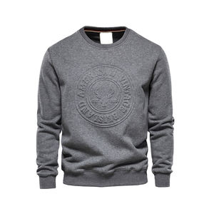 Logotipo de transferencia de calor sostenible Etiqueta de ropa de impresión en relieve 3D para sudaderas de patrón sólido de invierno - Product Image 4