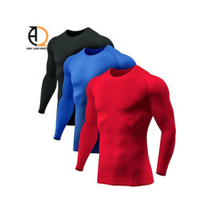 Camiseta Deportiva de Manga Larga para Hombre, Diseño Moderno, Color Sólido, con Impresión de Logotipo Personalizado, Venta al por Mayor - Product Image 4