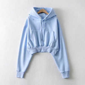เสื้อฮู้ดผู้หญิงแบบตัดโลโก้ตามสั่ง - Product Image 3