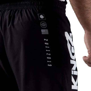 Shorts MMA noirs en sublimation intégrale et shorts BJJ MMA sans Gi personnalisés fabriqués en usine au Pakistan - Product Image 5