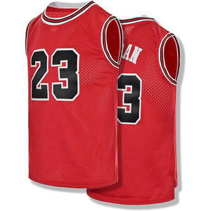 Nouveauté : Ensemble de maillot de basket-ball personnalisé sans manches, à séchage rapide, respirant, antibactérien, imprimé lumineux, unisexe, 100% - Product Image 1