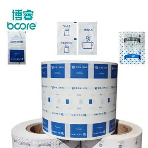 58gsm Poly Coated Paper PE Sugar/salt/pepper Sweetener Stick Sachets Package Film Roll