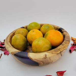 Stylish <b>Wooden</b> <b>Resin</b> Bowl Unique Handmade Decorative Serving Bowl <b>For</b> Home Kitchen And Dining <b>Table</b> Decor - Product Image 6