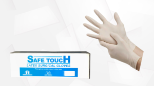 Guantes de nitrilo de uso general sin polvo quirúrgico estériles no estériles desechables de grado médico ajuste cómodo protección de manos - Product Image 4