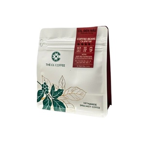Café en grains entiers de sélection Robusta riche, torréfaction Full City, biologique, cultivé, approvisionnement commercial, goût neutre, en sachet - Product Image 1