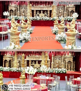 Walima-Decoración de escenario para bodas, escenario de boda musulmán exclusivo, impresionante - Product Image 4