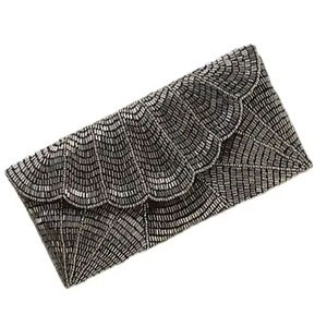 กระเป๋าสะพายไหล่ปักลายลูกปัดทำมือแฟชั่นชั้นนำของบริษัทฮิบา - Product Image 1