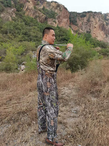 Combinaison de chasse respirante orange vif pour l'hiver, camouflage de chasse, combinaison chaude en une seule pièce, softshell imperméable pour l'extérieur - Product Image 3