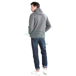 Veste en polaire épaisse surdimensionnée pour homme Razorts, col montant, fermeture éclair, imperméable et respirante, écologique - Product Image 6