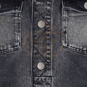 Veste en jean pour homme en coton 100% à prix bas, logo personnalisé, vente en gros, respirante, pour usage extérieur, veste d'hiver pour homme - Product Image 5