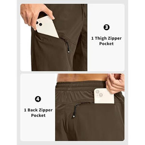 Pantalones Cortos Deportivos de Poliéster para Hombre, de Alta Calidad, Verano, Personalizados, Secado Rápido, Impermeables, Resistentes al Viento, Transpirables, para Correr y Gimnasio - Product Image 5