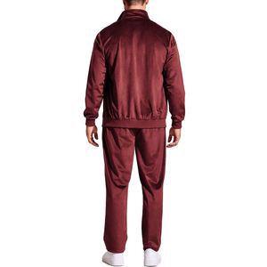 Venta al por mayor chándal de terciopelo para hombre ligero totalmente personalizado antiarrugas chándal de terciopelo para hombre con material duradero - Product Image 2
