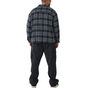 Pantalones de Hombre de Talla Grande, 100% Algodón, de Alta Calidad, Personalizados, de Invierno, de Frente Plano, Lavado Oscuro, Holgados, de Peso Medio, en Venta - Product Image 2