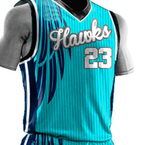 Dernier design, uniforme de basketball unisexe pour adultes, services OEM, impression par sublimation personnalisée, respirant, grande taille - Product Image 5