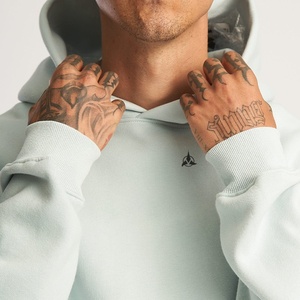 Sudadera con capucha de gran tamaño para hombre con bolsillo canguro, ropa de calle informal, sudadera de manga larga con capucha para Otoño Invierno - Product Image 6