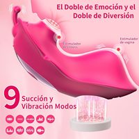 App-gesteuerte Vibrierende Unterwäsche Tragbarer Klitoris-Massager für Frauen Schmetterlingsförmiger Slip-Vibrator mit Saugfunktion Erotikspielzeug für Erwachsene