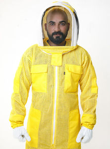 Custom OEM Low Price Dual Zipper <b>Full</b> <b>Body</b> Beekeeper <b>Suit</b> Heavy-Duty Mesh Fabric Anti-Static and Breathable Work Coverall - Product Image 4
