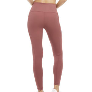 2024 nuevas mallas deportivas de cintura alta para mujer hechas a medida de Color sólido con logotipo hecho en Pakistán para uso en el gimnasio - Product Image 6