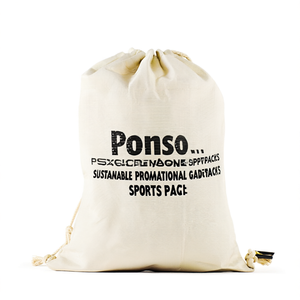 Poncho Sportivo Riciclato con Coulisse - Gadget Promozionale Sostenibile - Borsa Sportiva - Product Image 2