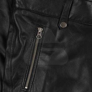 Pantalones de Cuero Genuino para Hombre, Servicio OEM, Logotipo Personalizado, Ligeros, Resistentes al Viento, Casuales, Antiarrugas, Cómodos, Elásticos y Rectos - Product Image 4